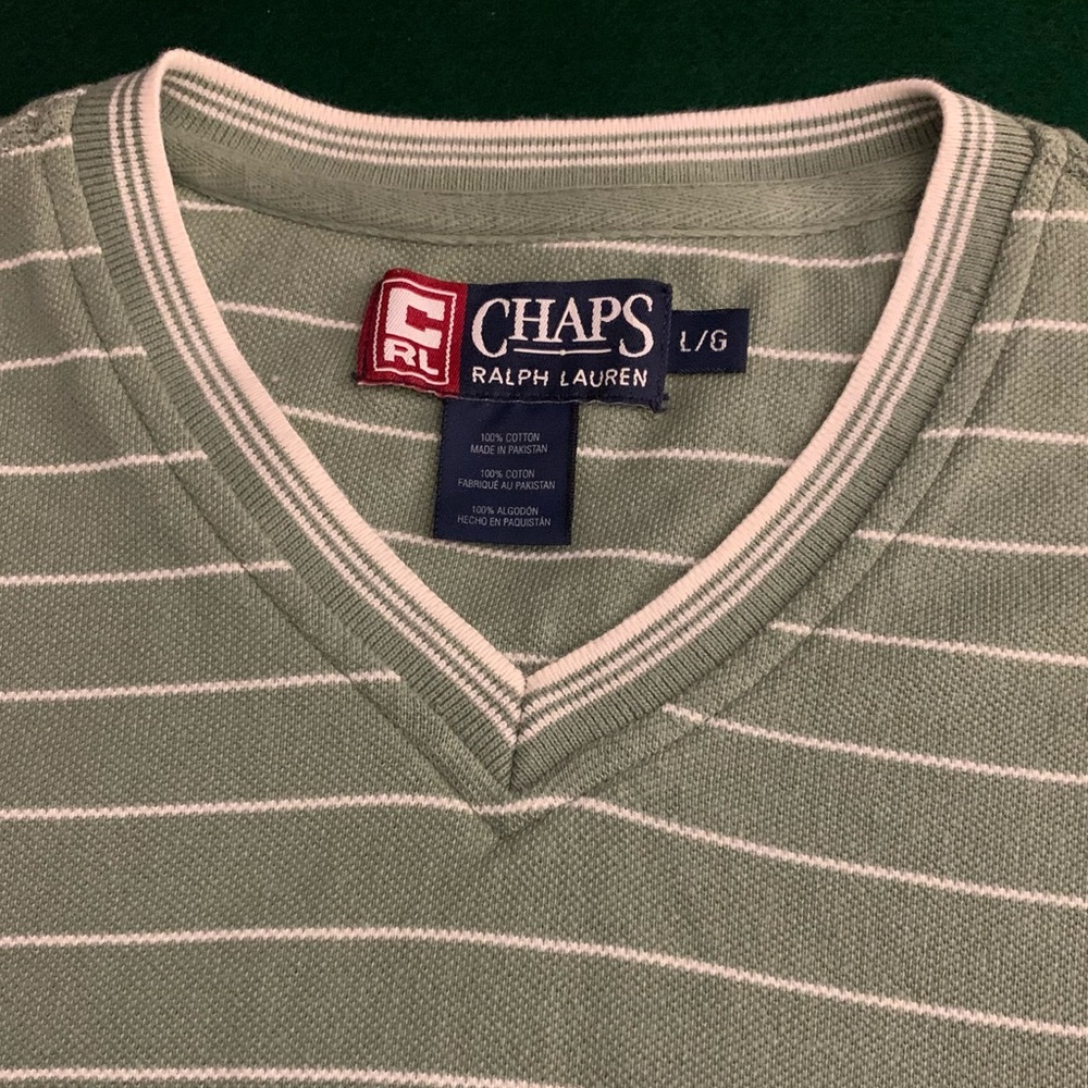 RL CHAPS SS V-Neck Jersey